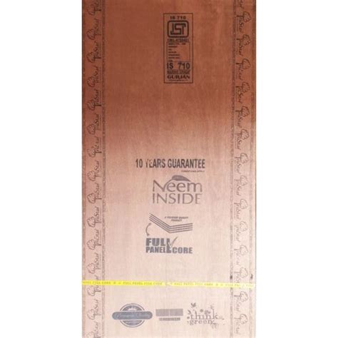 Brown Rectangular Bwr Neem Plywood Board For Furniture Thickness