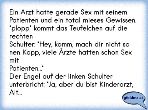 Ein Arzt Hatte Gerade Sex Mit SeinemPatienten Und Ein Total Mieses Gewissen Plopp Kommt Das