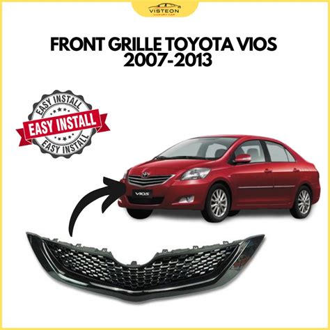 Toyota Vios Belta Grill Glossy Black Shopee Malaysia