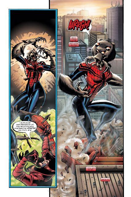 Attack Of The 50 Foot Spider Girl Marvel Comic Character Spider Girl