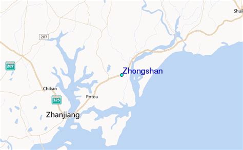 Zhongshan Tide Station Location Guide