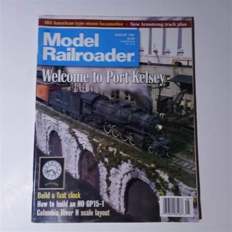 Model Railroader Magazine Aug Port Kelsey Ho Gp N Scale Layout