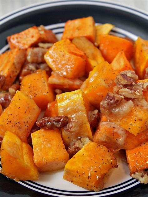 Roasted Butternut Squash And Sweet Potatoes Recipe Oh That S Good