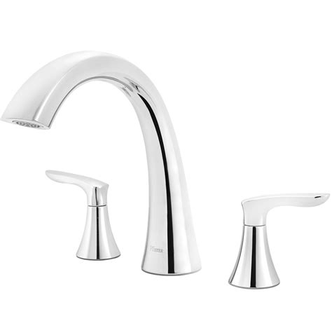 Pfister Weller Double Handle Deck Mounted Roman Tub Faucet Trim And Reviews Wayfair Canada