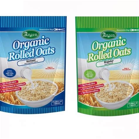 Anzen Organic Rolled Oats Regular Instant G Shopee Malaysia