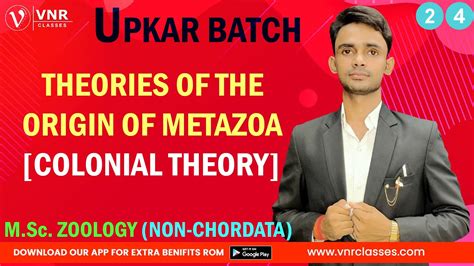 Theories Of The Origin Of Metazoa M Sc Semester I