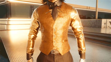 Golden Suit For Johnny Cyberpunk 2077 Mod