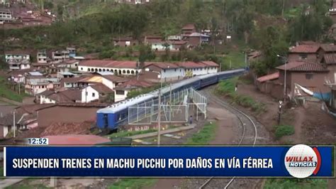 Willax Noticias Edición Mediodía ENE 20 2 4 SUSPENDEN TRENES A