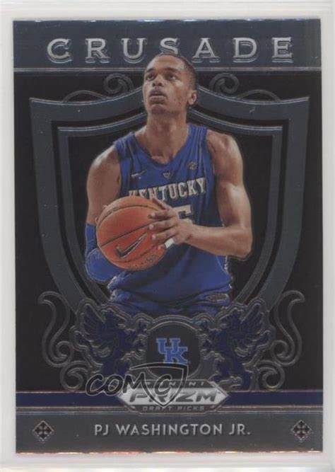 Panini Prizm Draft Picks Crusade Pj Washington Jr Rookie Rc