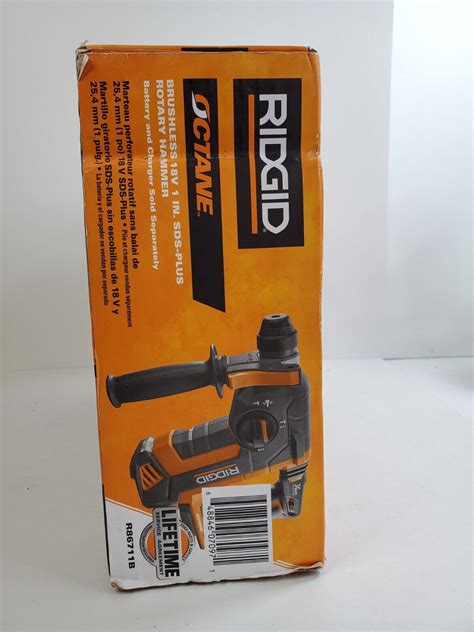 Mavin Ridgid Octane Rotary Hammer Cordless Brushless Sds Plus Tool