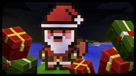 Minecraft Pixel Art Friday Santa Claus YouTube