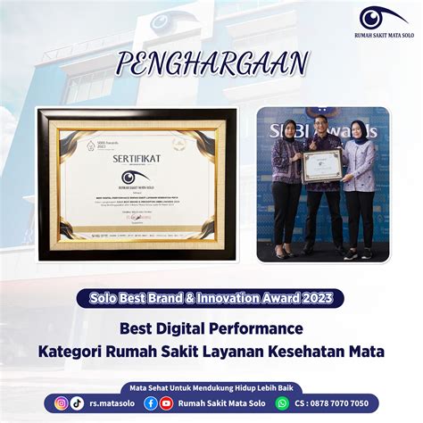 RS Mata Solo Memenangkan Penghargaan Best Digital Performance Rumah