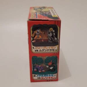 Digimon Adventure Digimon Wars Magnaangemon Vs Piedmon Diorama Set Mini Figures 1999 Series 3 ...