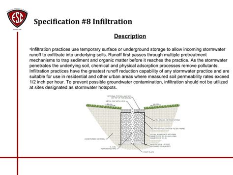 Vdot Bmp Clearinghouse Specification 8 Infiltration Ppt