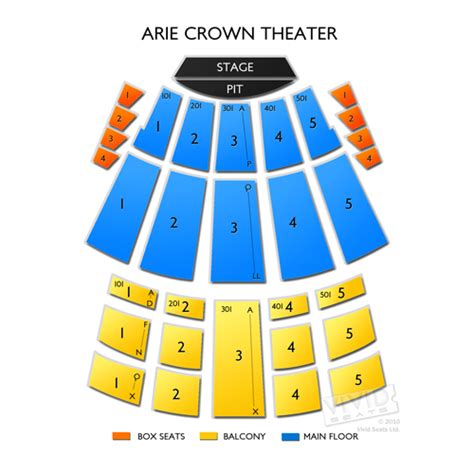 Arie Crown Theater Seating Chart | Vivid Seats