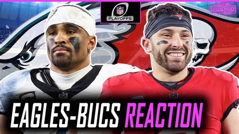 Eagles Buccaneers Reaction Baker Mayfield Shines Jalen Hurts Philly