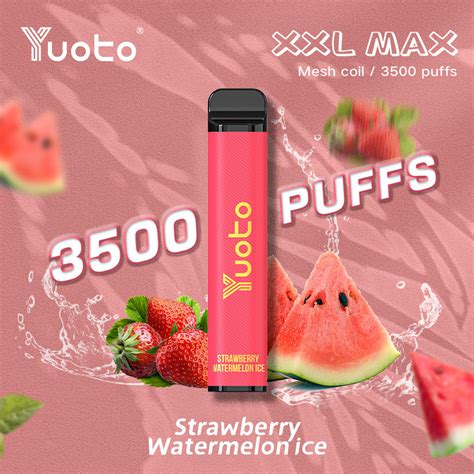 Newest Yuoto Disposable Vape 3500 Puffs Strawberry Watermelon Bang XXL