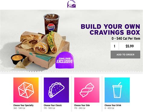 Build Your Own Cravings Box Meal For 6 Online At Taco Bell Tacobell