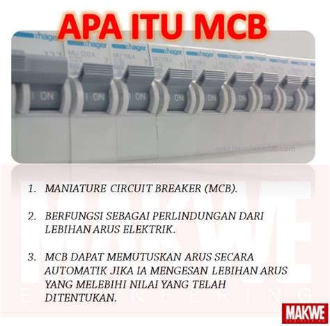 Pakar Pendawaian Elektrik Electrical Wiring Apa Itu Mcb