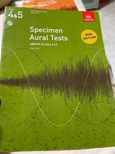 Abrsm Specimen Aural Tests Grades Hobbies Toys Books