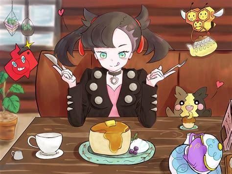 Morpeko 玛俐 cafe pancake christa 剑盾 宝可梦剑盾 口袋妖怪 精灵宝可梦 Luna