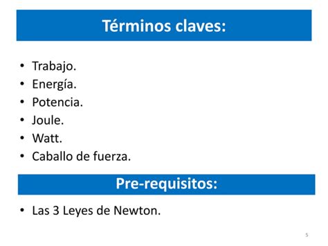 Trabajo Energia Y Potencia Ppt
