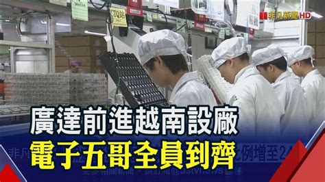 廣達前進越南設廠 電子五哥全員到齊｜非凡財經新聞｜20230418 非凡新聞 Line Today