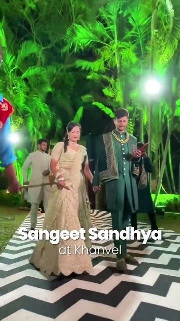 A Spectacular Sangeet Sandhya At Khanvel Resort Youtube