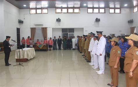 Pejabat Administrator Pengawas Dan Fungsional Pemko Siantar Dilantik