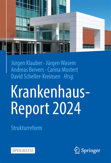 2024 Strukturreform Krankenhaus Report Buchreihen WIdO