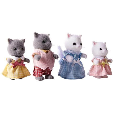 Sylvanian Families Familia Dos Gatos Persas Epoch Sylvanian