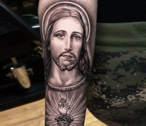 Jesus Tattoos On Arm