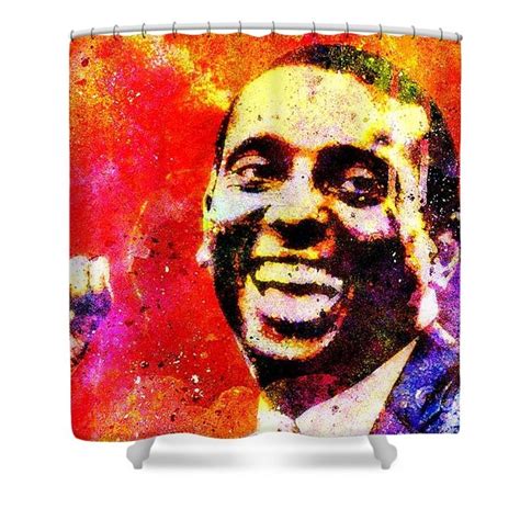 Kwame Ture Shower Curtain Featuring The Painting Stokely Carmichael By