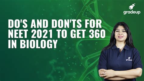 Dos And Donts For Neet 2021 To Get 360 In Biology Neet 2021 Preparation Strategy Bioguru