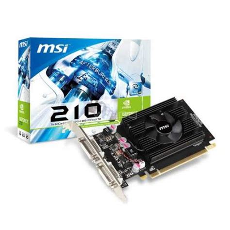 Tarjeta De Video N210 Msi Nvidia Ddr3 1 Gb