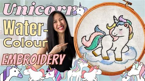 Unicorn Embroidery Hand Embroidery Unicorn Design How To Sew A