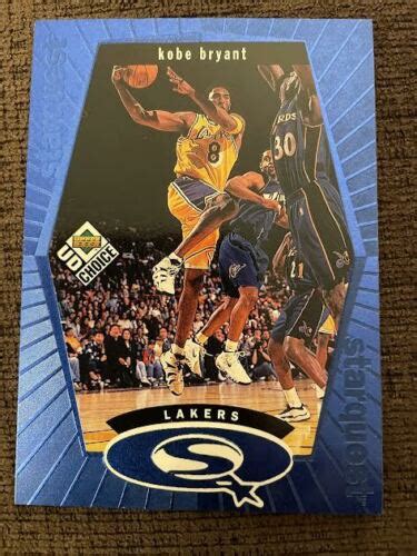 Upper Deck Choice Kobe Bryant Sq Starquest Blue Insert Ebay