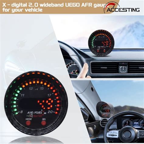 30 0300 X Series Air Fuel Ratio Gauge Set X Series Wideband Uego Sensor