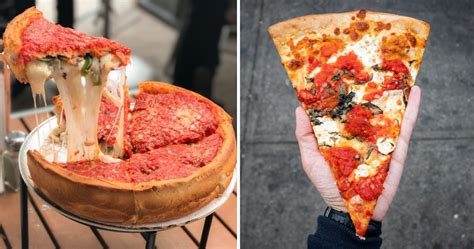 New York Style Pizza Vs Chicago Pizza Whats The Difference