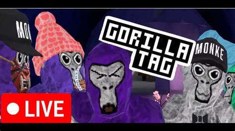 Gorilla Tag Live Stream With You Road To Youtube