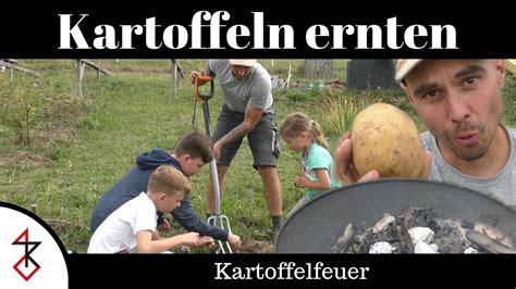 Kartoffeln Ernten Mit Kindern Kartoffelfeuer Folienkartoffel Youtube