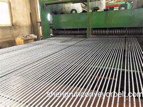 Tear Resistant Din X Conveyor Belting St Steel Cord Core Conveyor