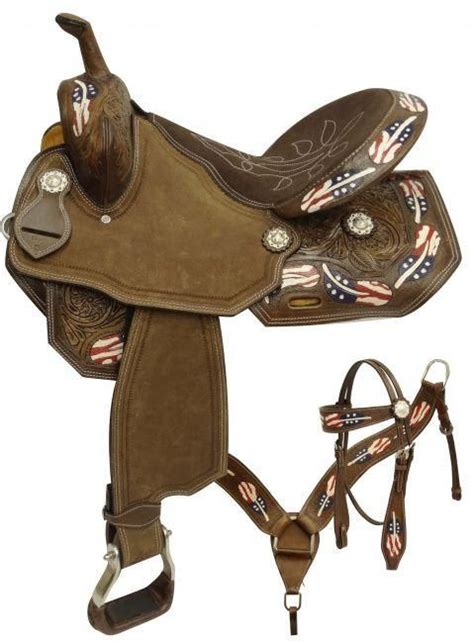 Redwhiteblue Feather Painted Barrel Saddle The Cinchy Cowgirl