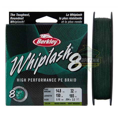 Plecionka Berkley Whiplash 8 MOSS GREEN 150m 0 10mm Sklep wędkarski