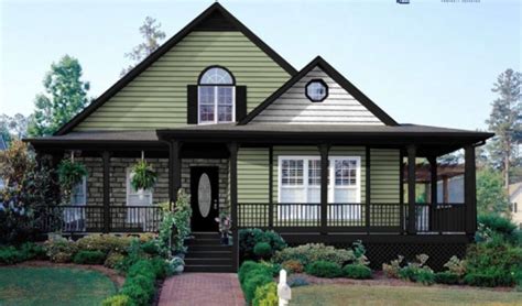 Exterior Sage Green House What Color Front Door