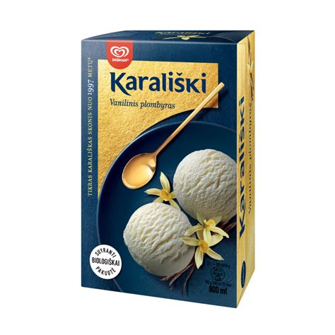 KaraliŠki Vaniliniai Ledai 800 Ml