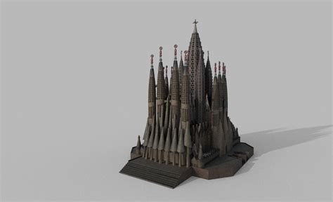 Sagrada Familia 3d Model 249 Unknown Free3d