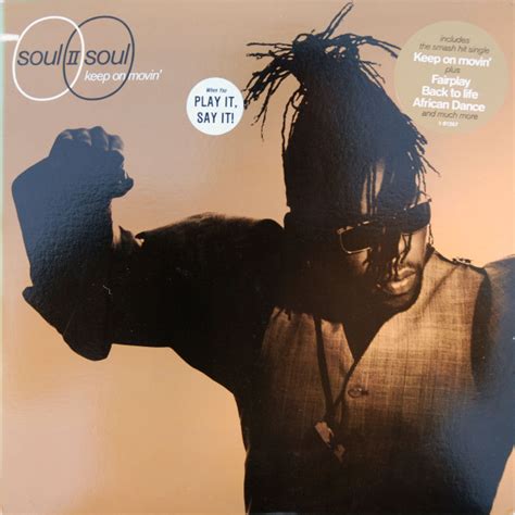 Soul Ii Soul Keep On Movin Vinyl Specialty Pressing Lp Album Stereo 1989 [r442725