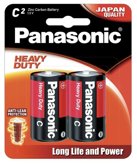 Bsr14dp2b C 2pk Red Heavy Duty Panasonic Batteries A1 Batterypro Queensland Australia