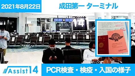 成田空港第一ターミナルでの検疫・pcr検査・入国手続きの様子 Youtube